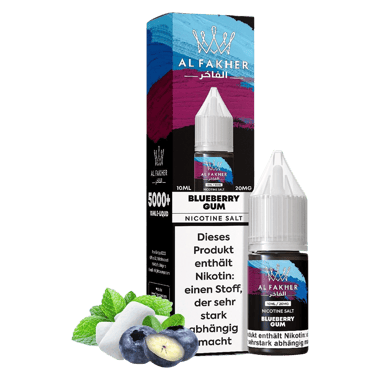 Al Fakher Liquid 10ml - Blueberry Gum 20mg